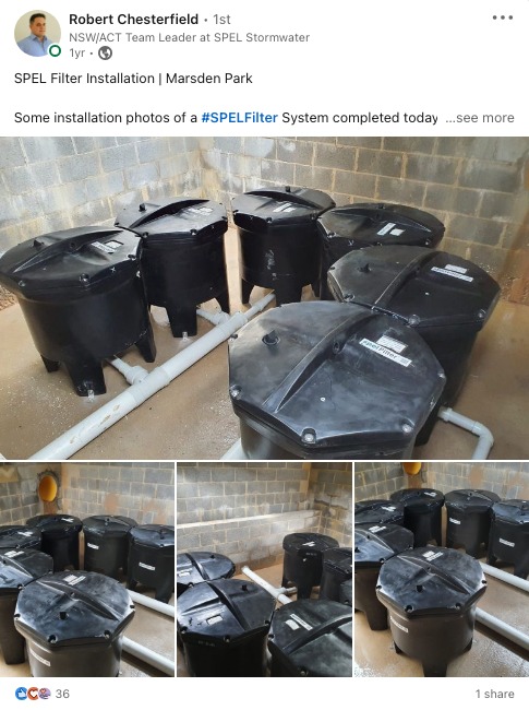 spelfilter linkedin feed